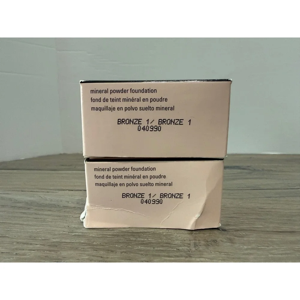 Lot of 2 Mary Kay Mineral Powder Foundation BRONZE 1 (040990) Discontinued New